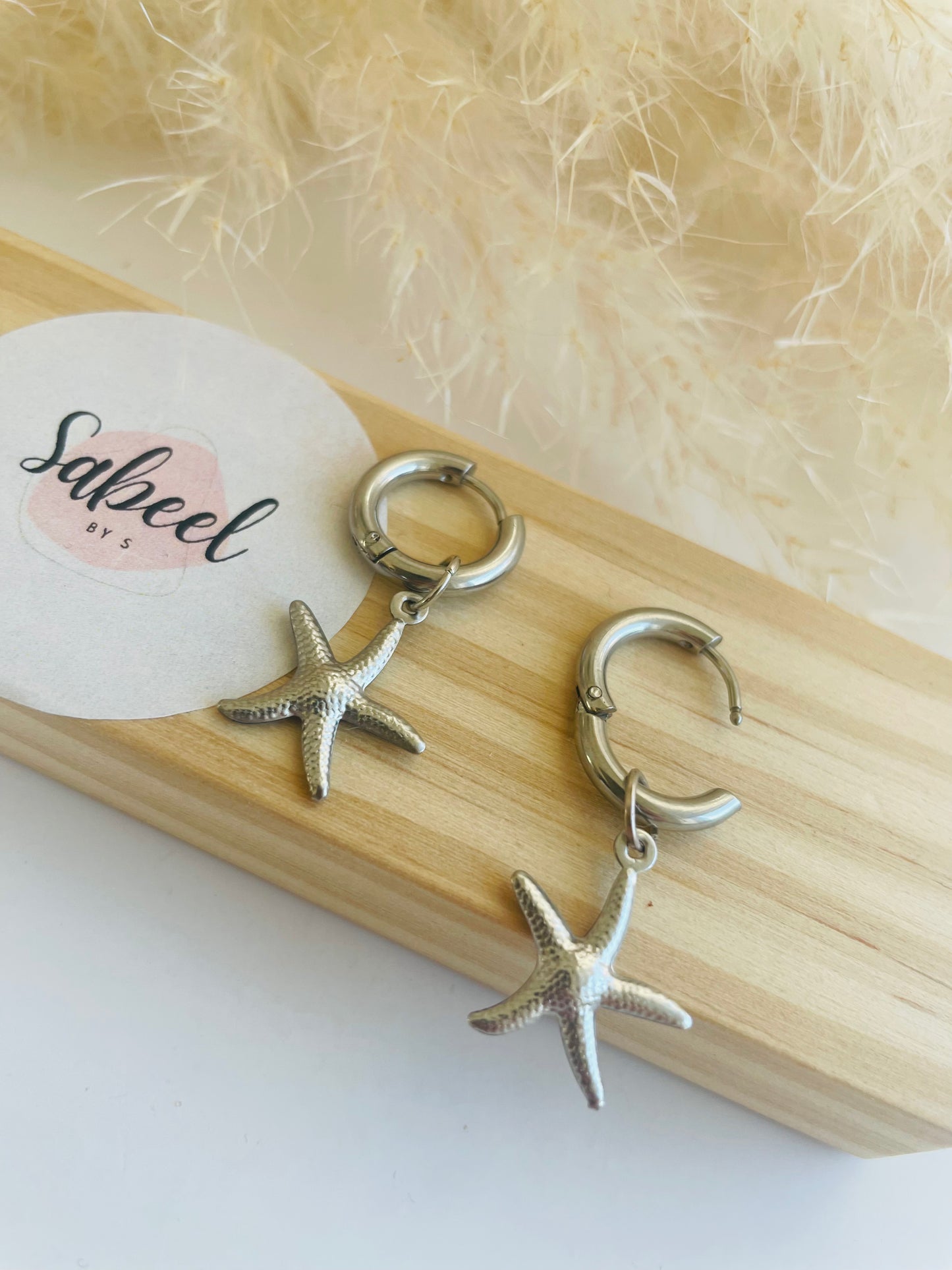 Boucles d'oreilles Etoile de mer