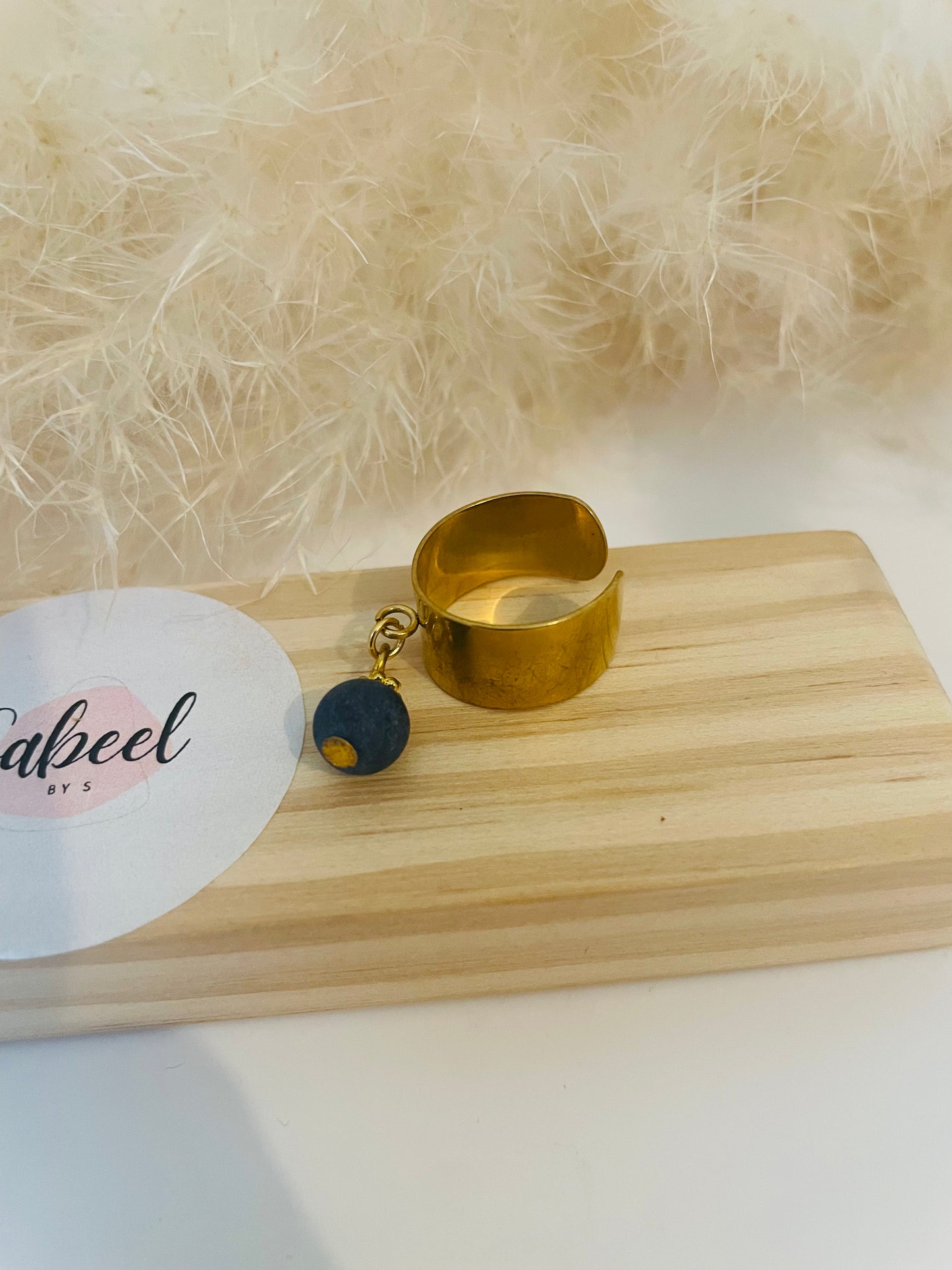 Bague breloque Mer
