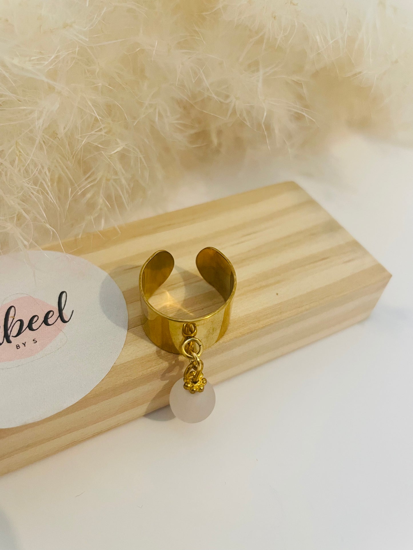 Bague breloque Lys