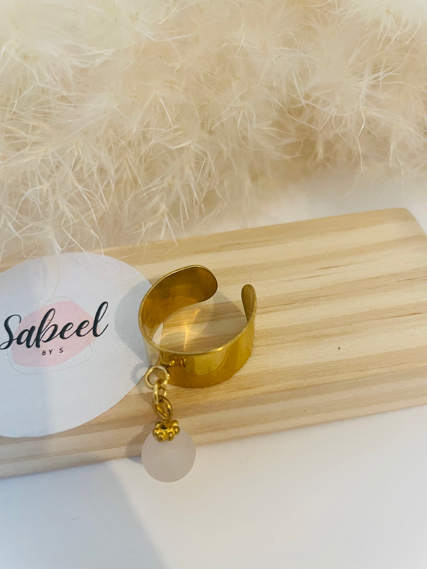 Bague breloque Lys