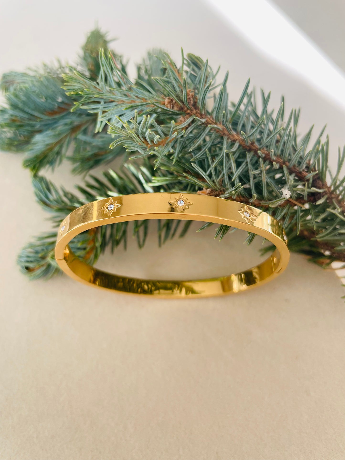 Bracelet jonc Shiny Star