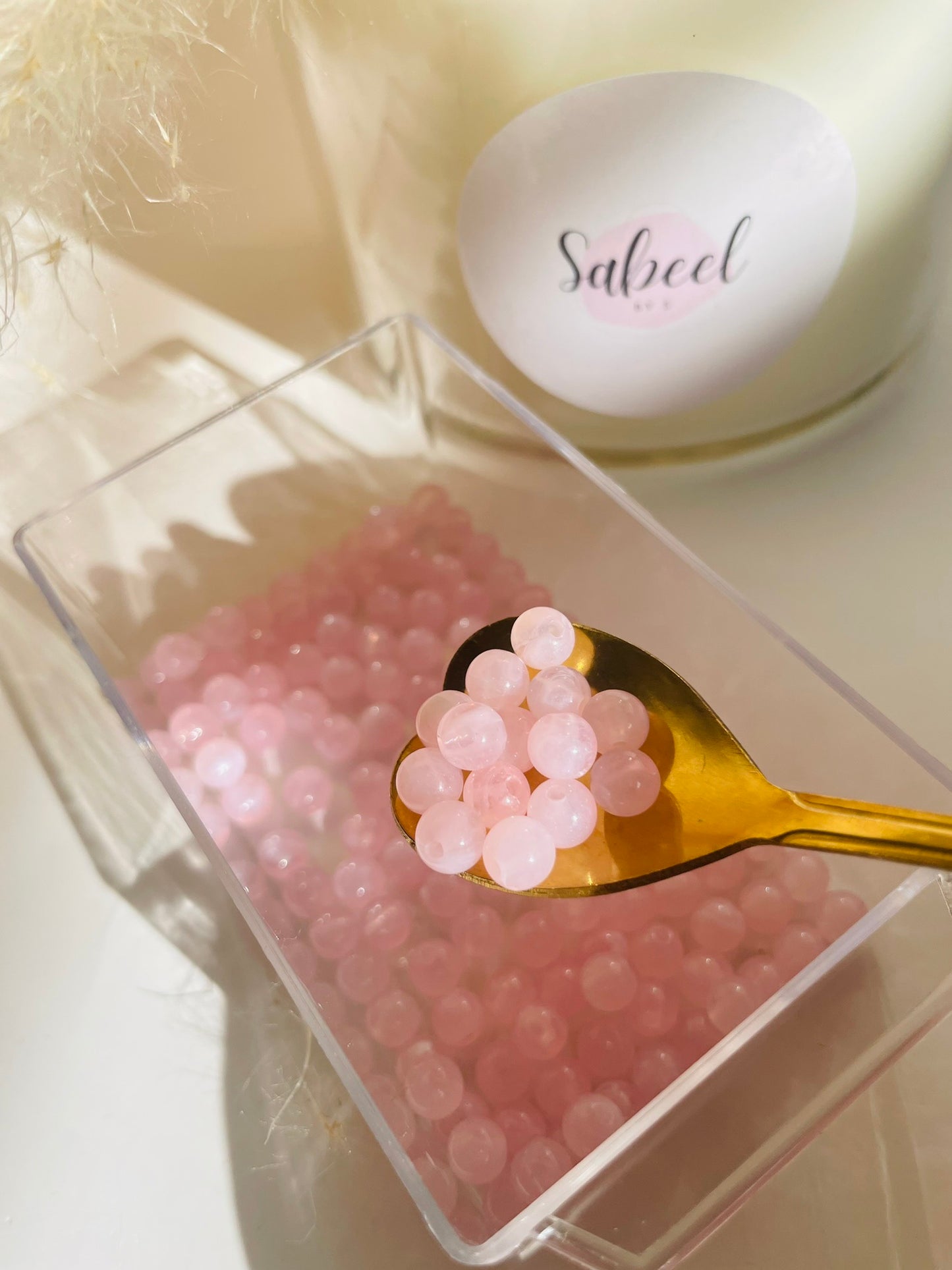 BRACELET TASBIH - Lilas rose