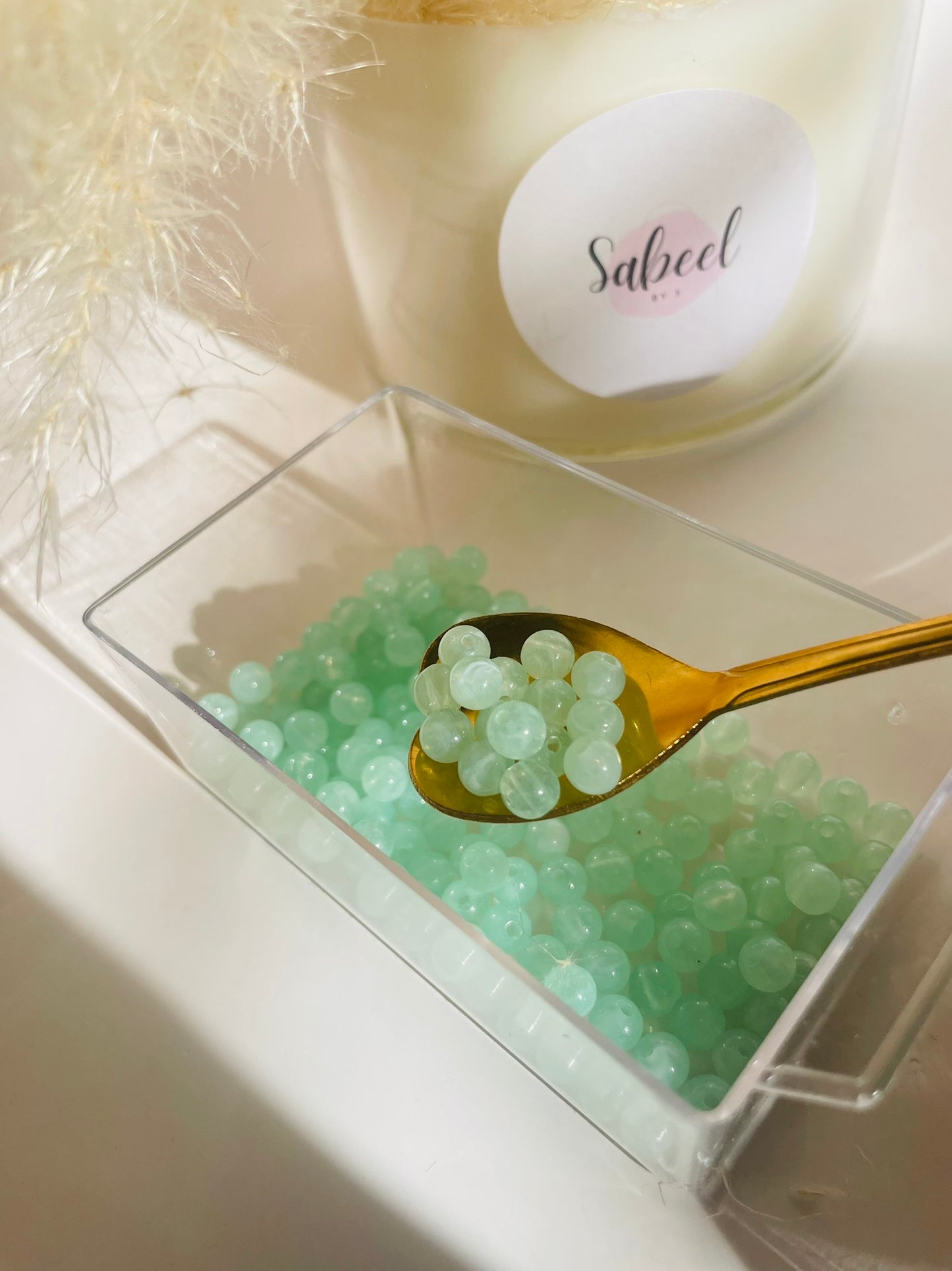 BRACELET TASBIH - Vert d'eau