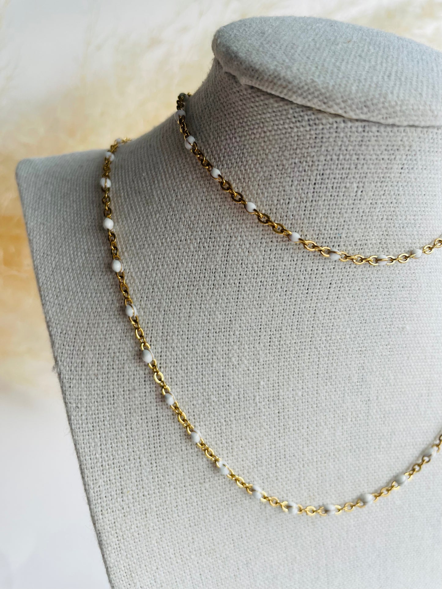 Ensemble collier et bracelet Sara