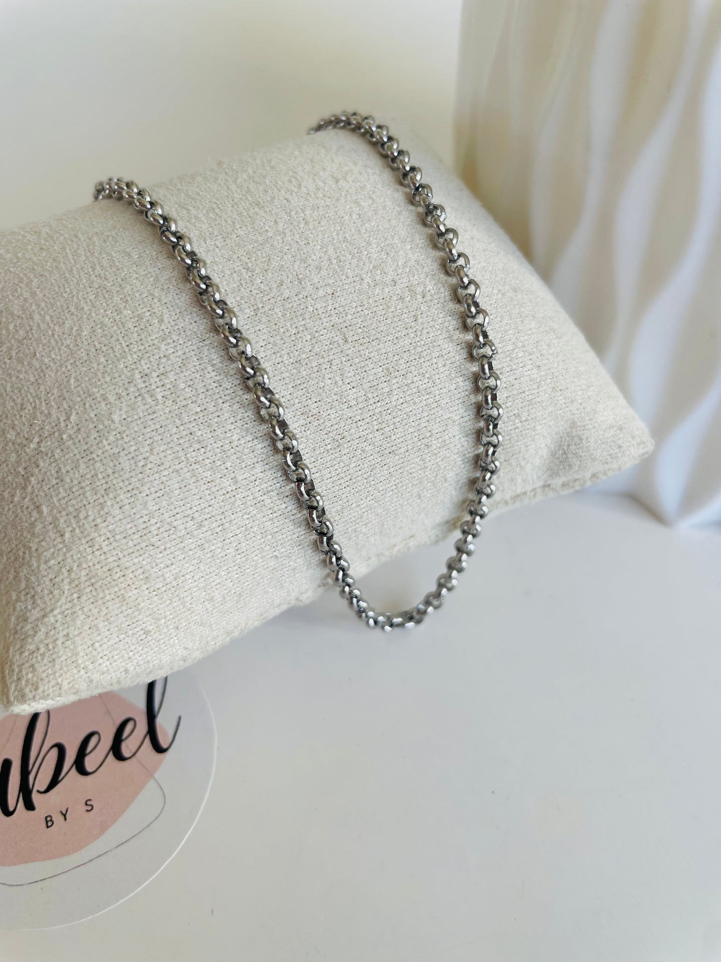 Collier à maillons ronds