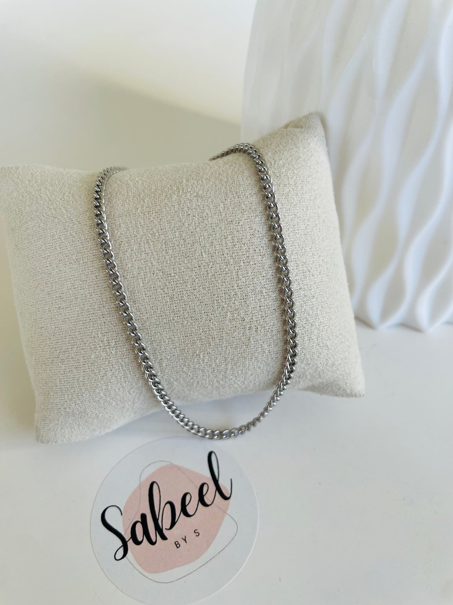 Collier maille gourmette classique