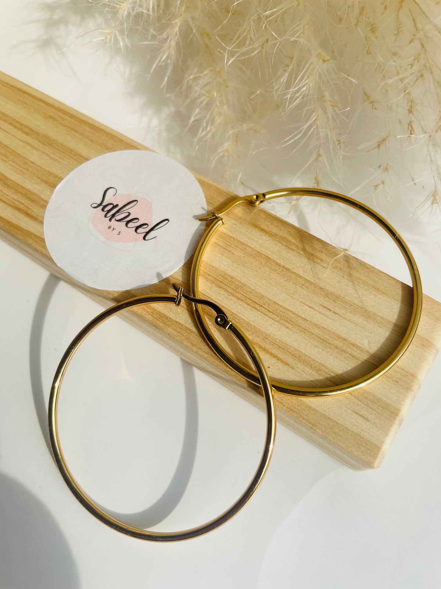 Boucles d'oreilles Petite Créole doré