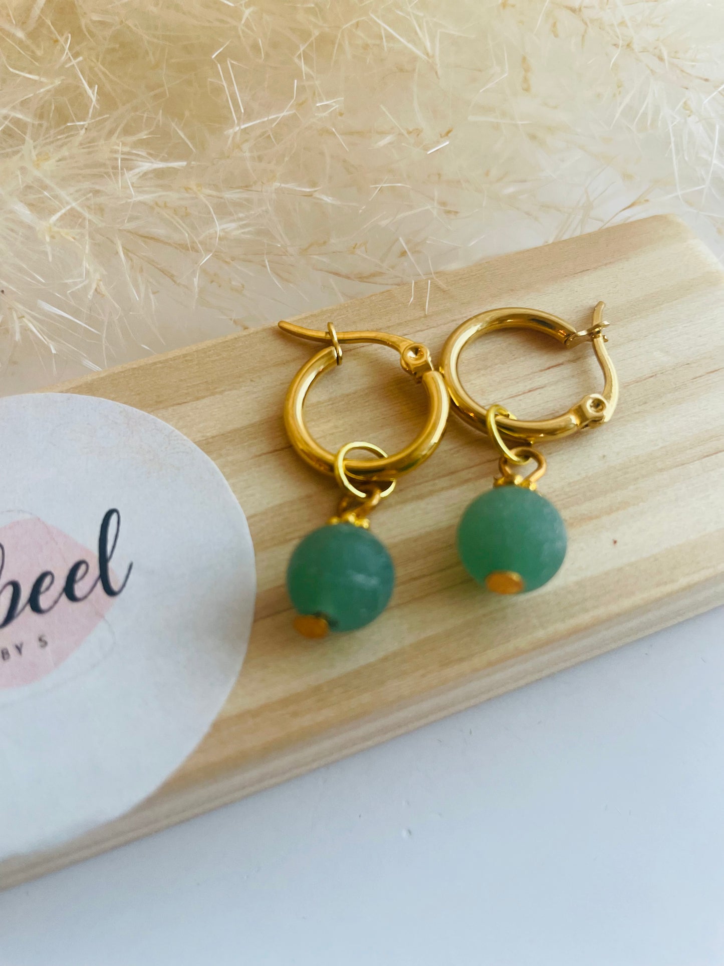 Boucles d'oreille Menthe