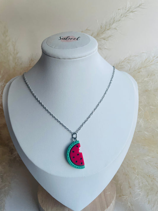 Collier Watermelon silver