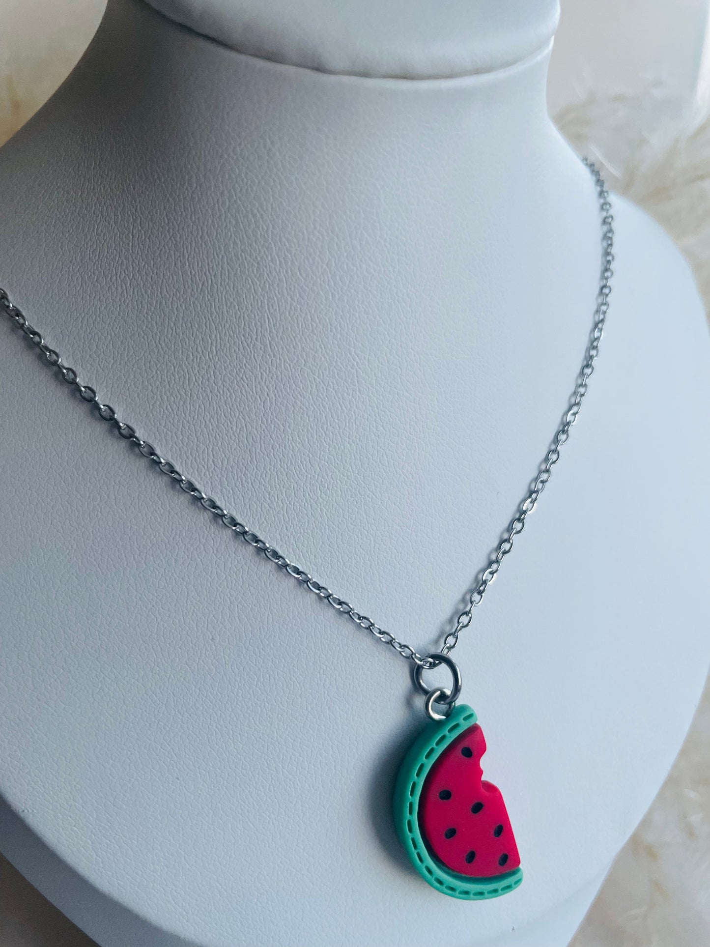 Collier Watermelon silver