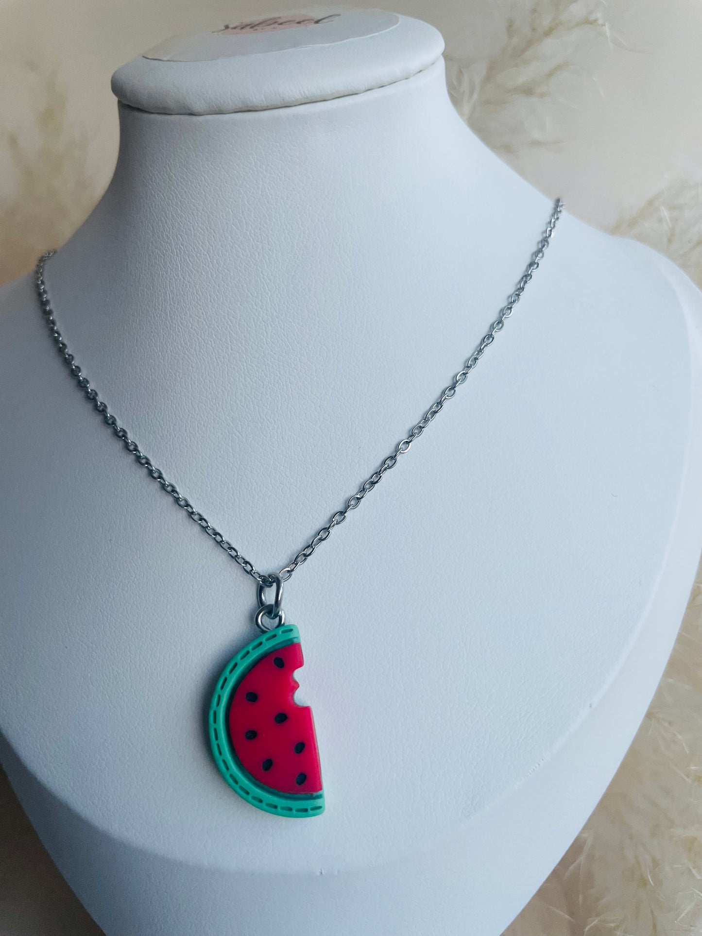 Collier Watermelon silver