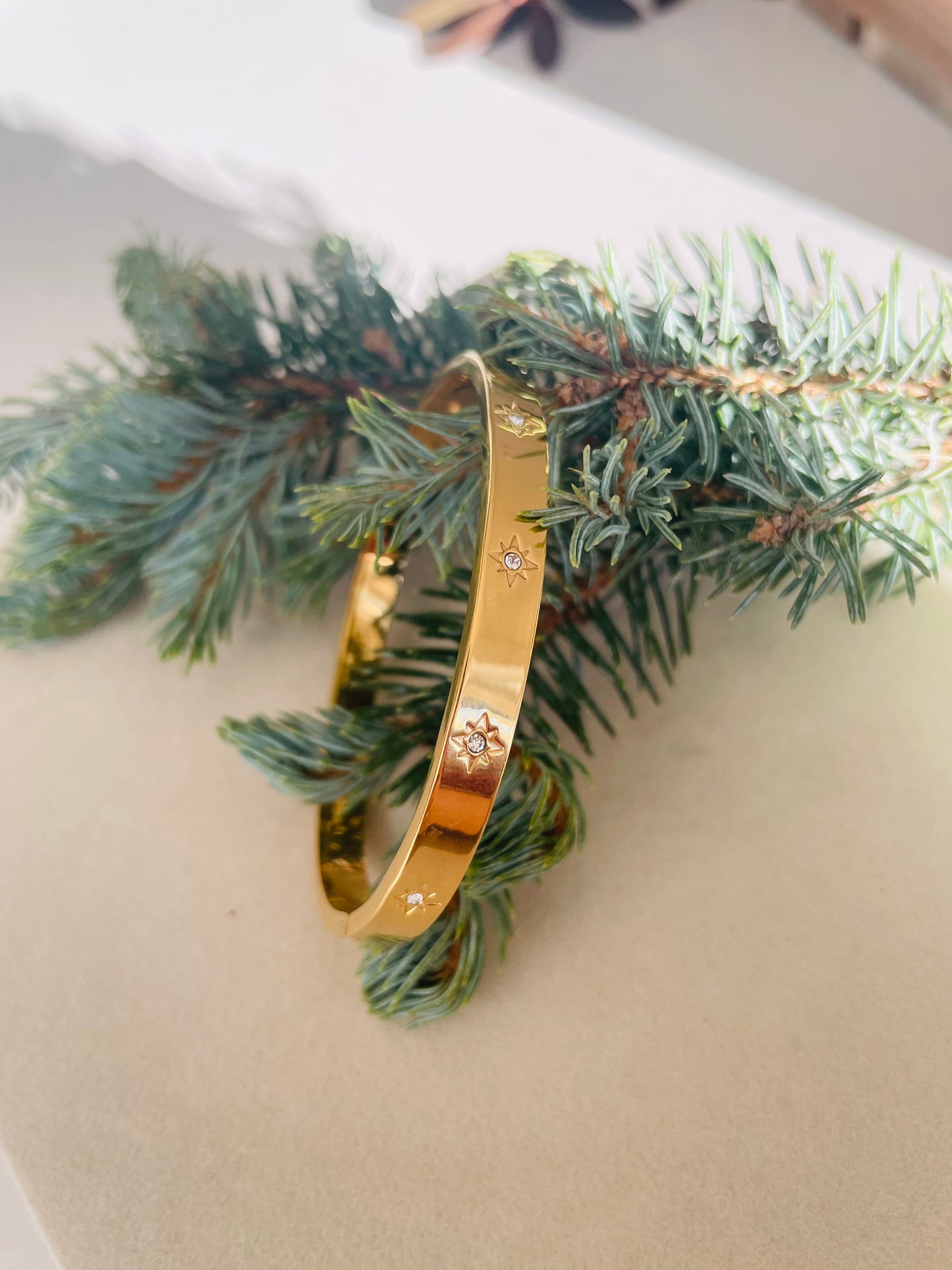 Bracelet jonc Shiny Star