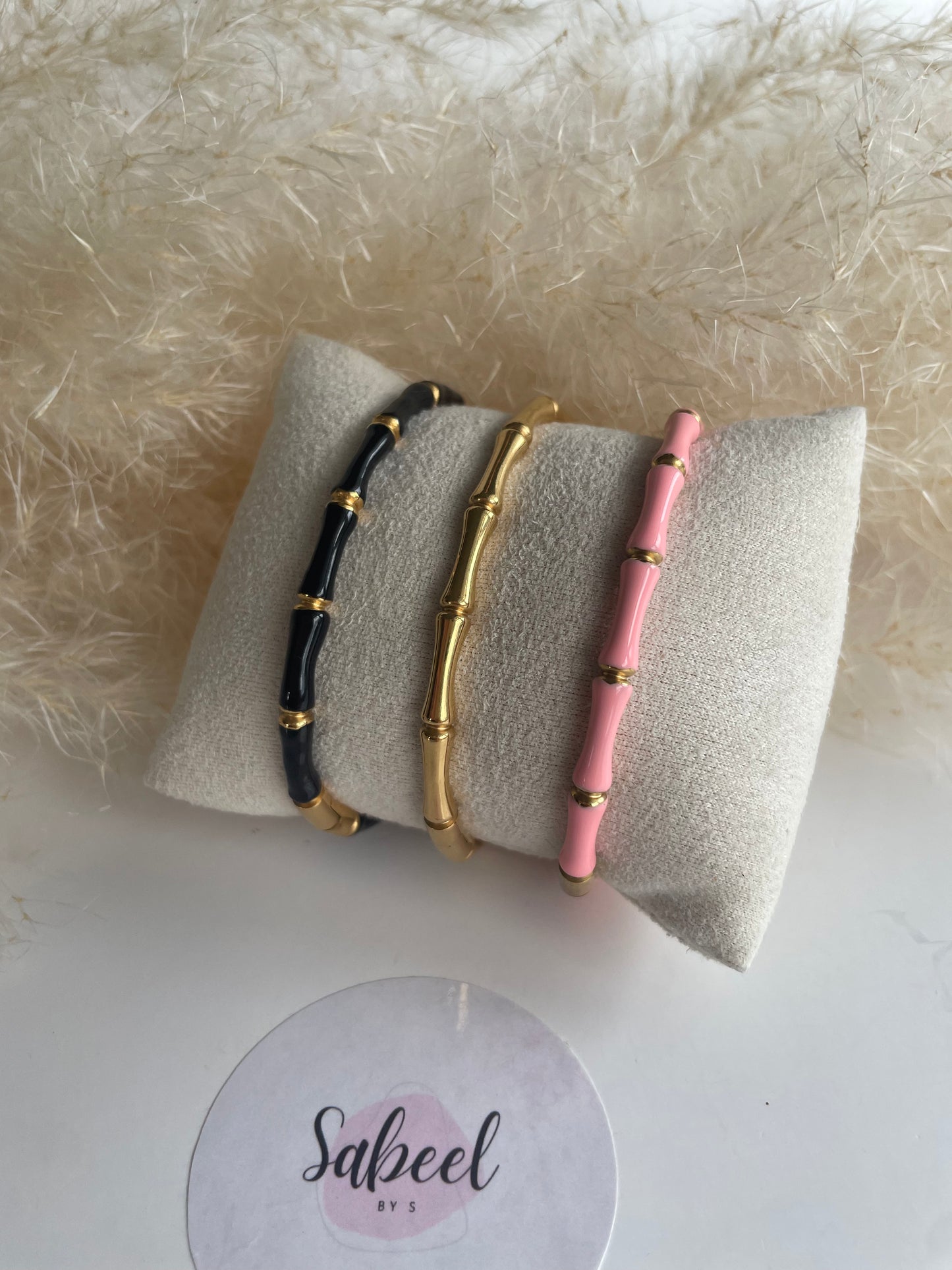 Bracelet Jonc Bambou Émaillé