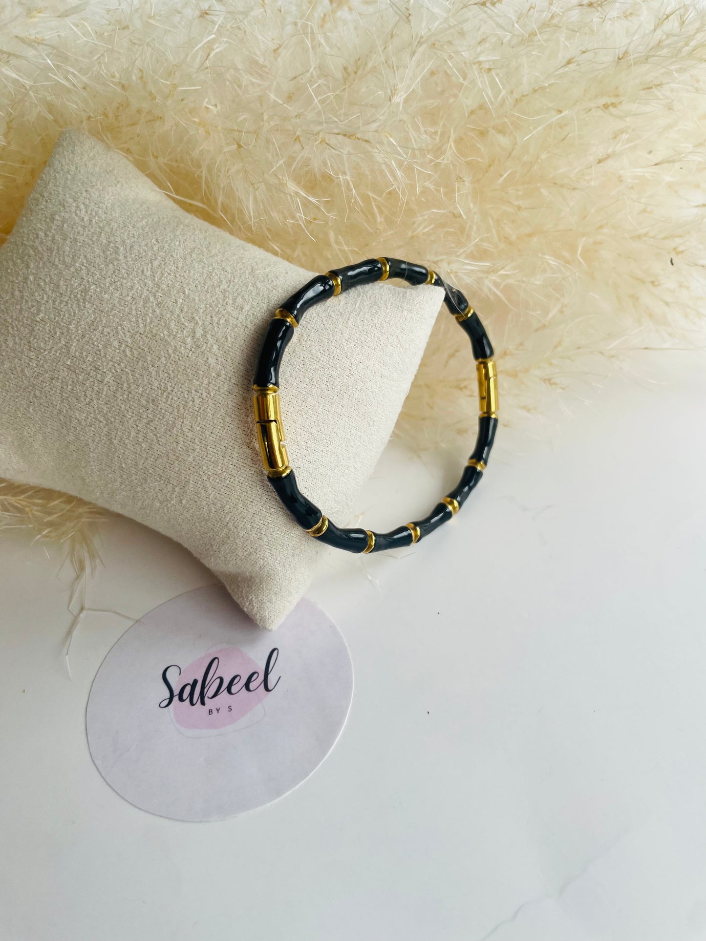 Bracelet Jonc Bambou Émaillé