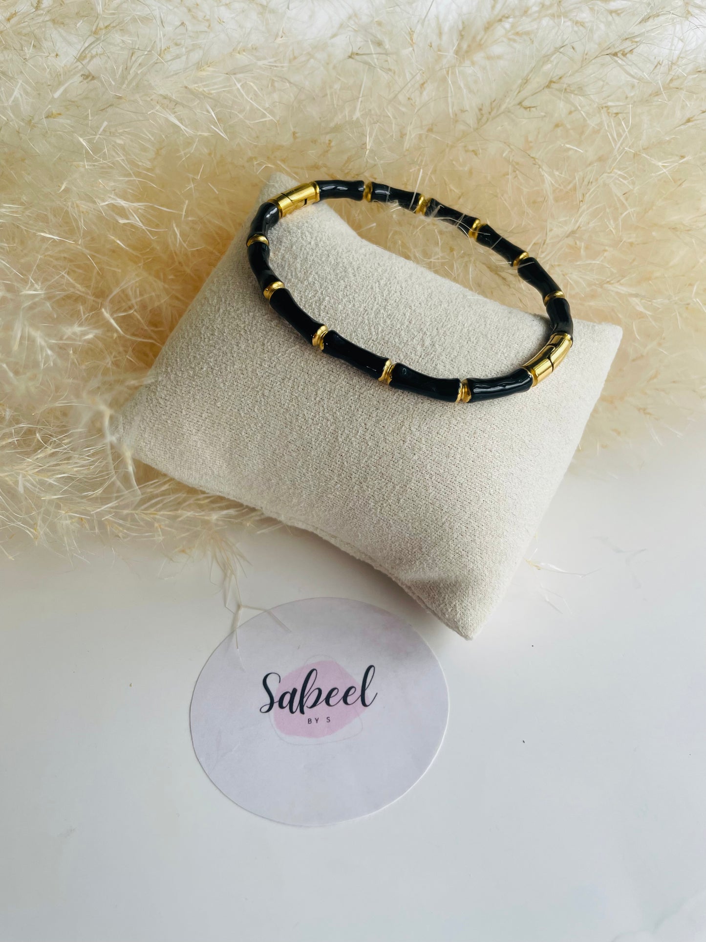 Bracelet Jonc Bambou Émaillé