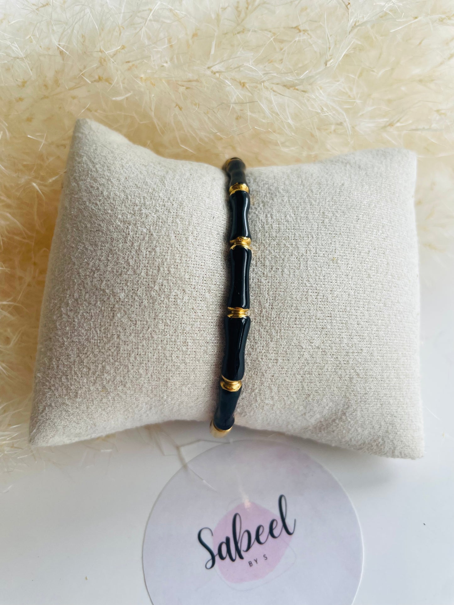 Bracelet Jonc Bambou Émaillé