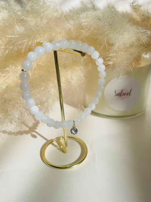 BRACELET TASBIH - Blanc