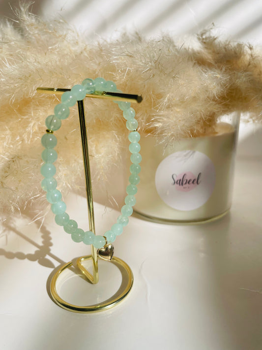 BRACELET TASBIH - Vert d'eau
