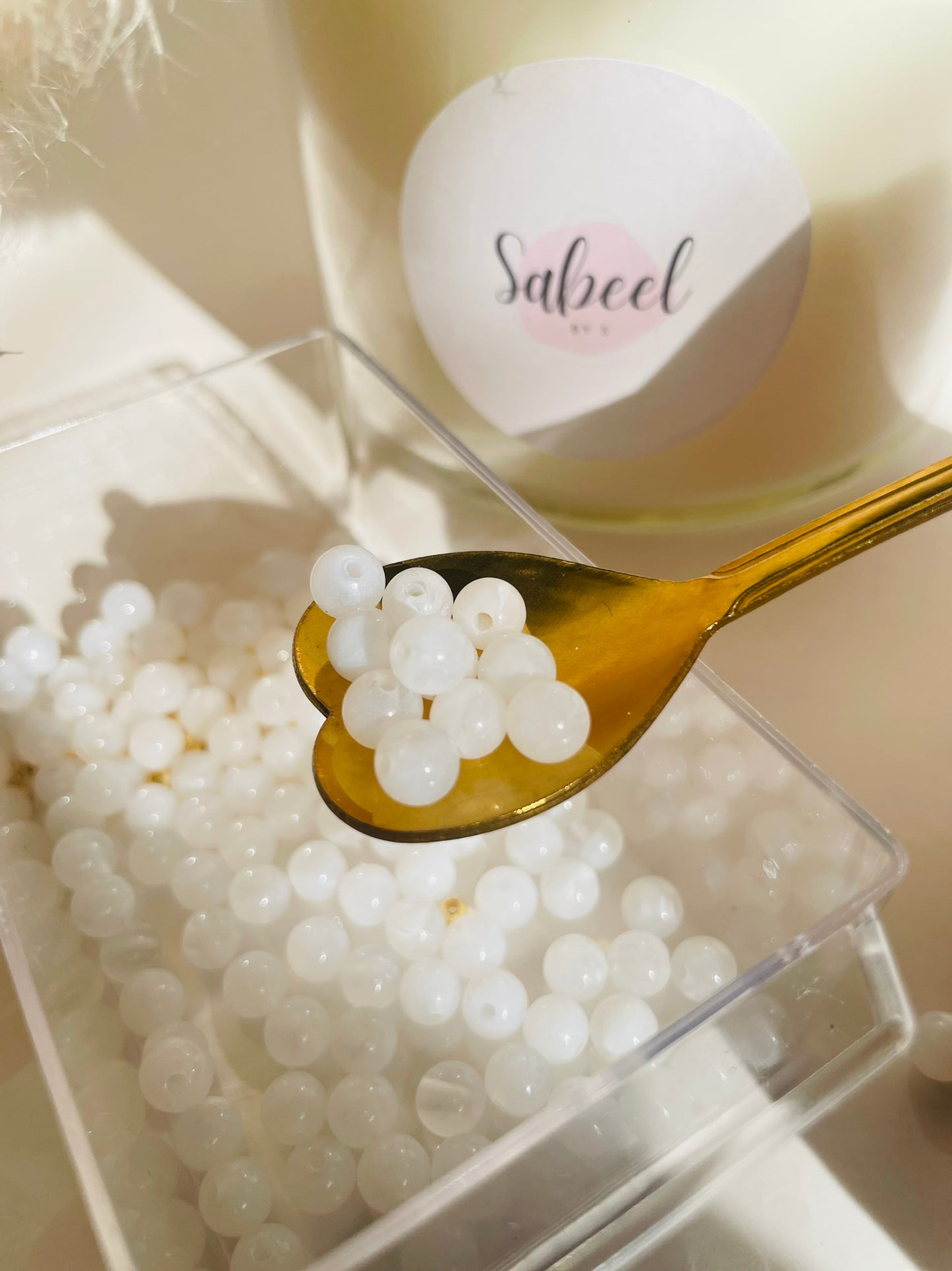 BRACELET TASBIH - Blanc
