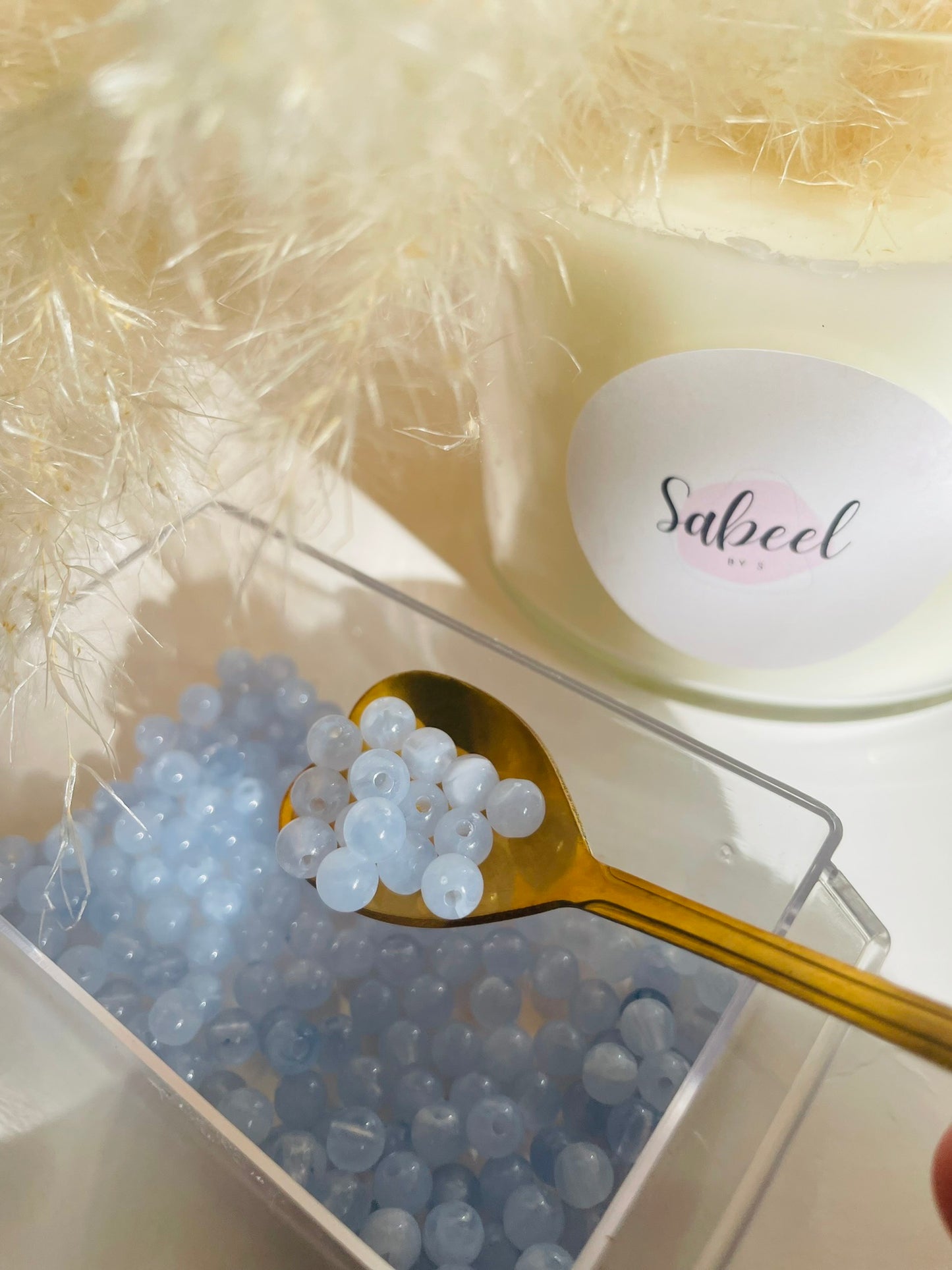 BRACELET TASBIH - Bleu Azur