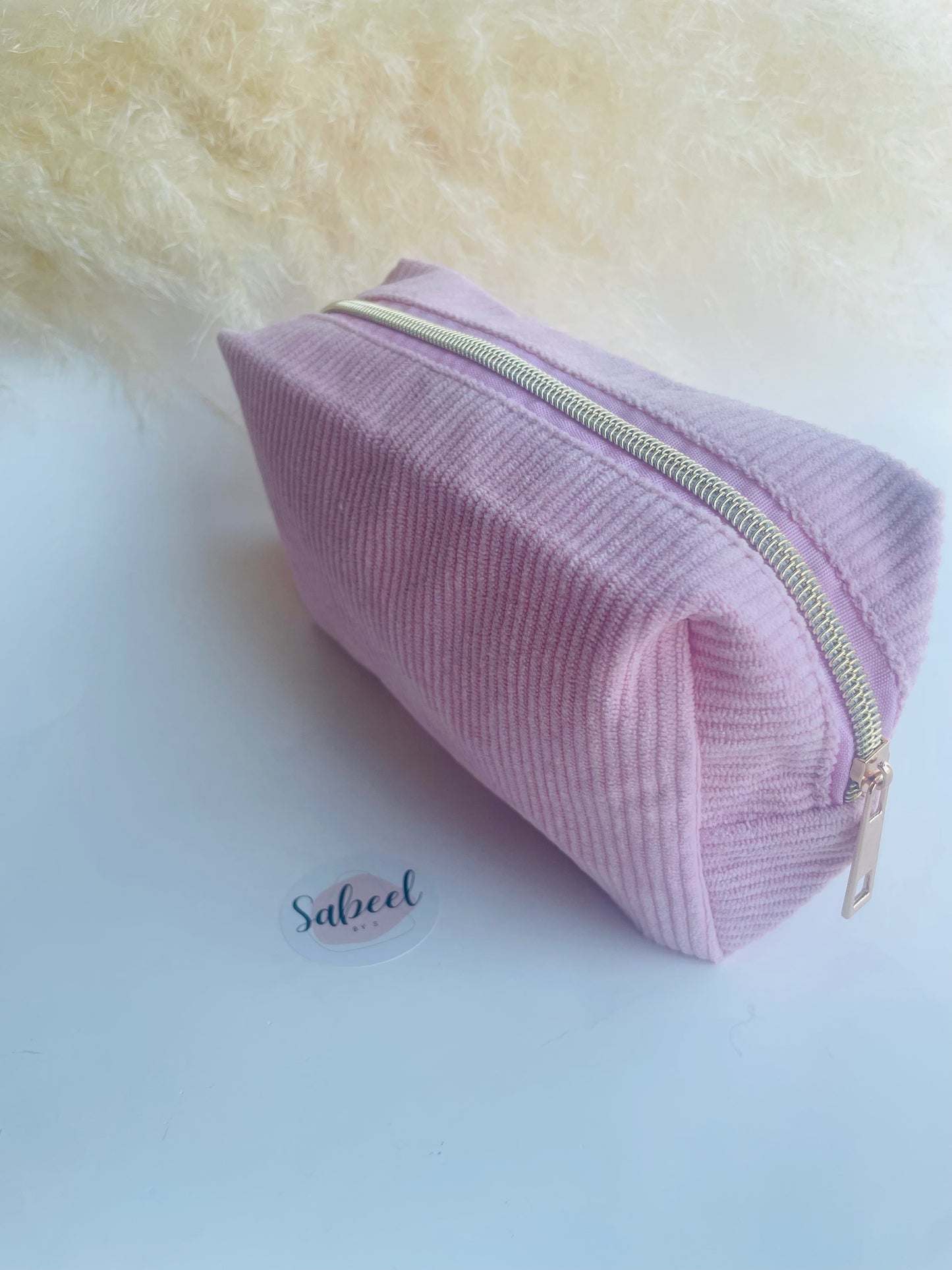 Pochette velours côtelé Sabeel