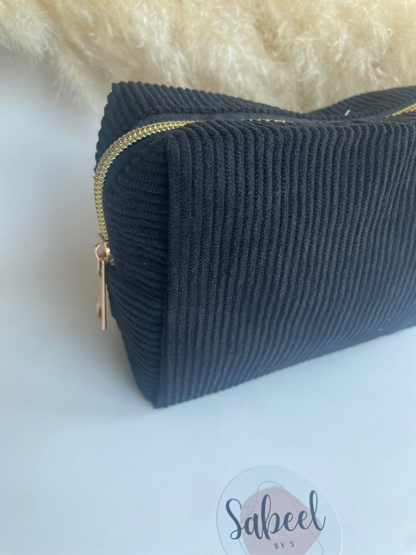 Pochette velours côtelé Sabeel