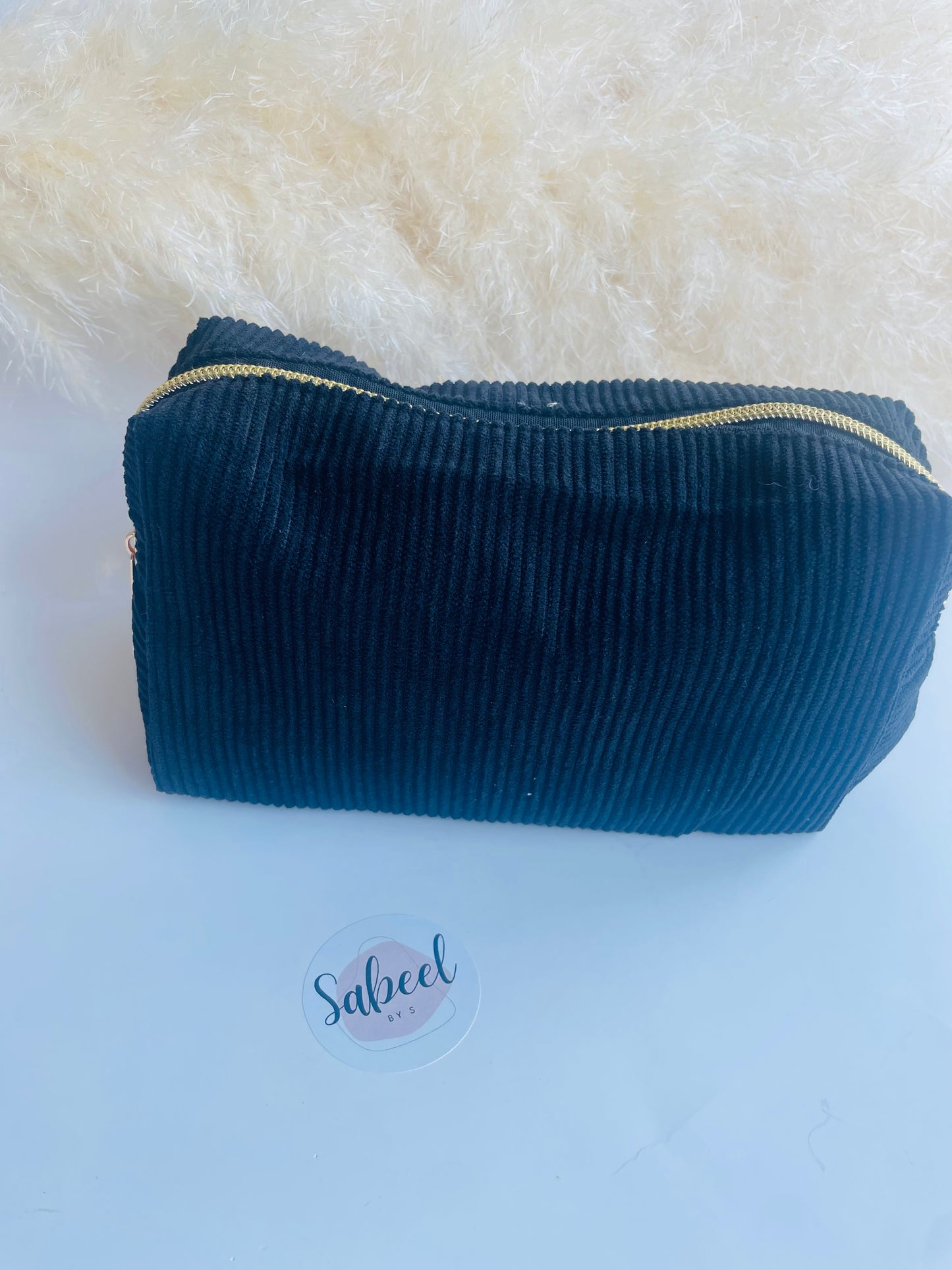 Pochette velours côtelé Sabeel