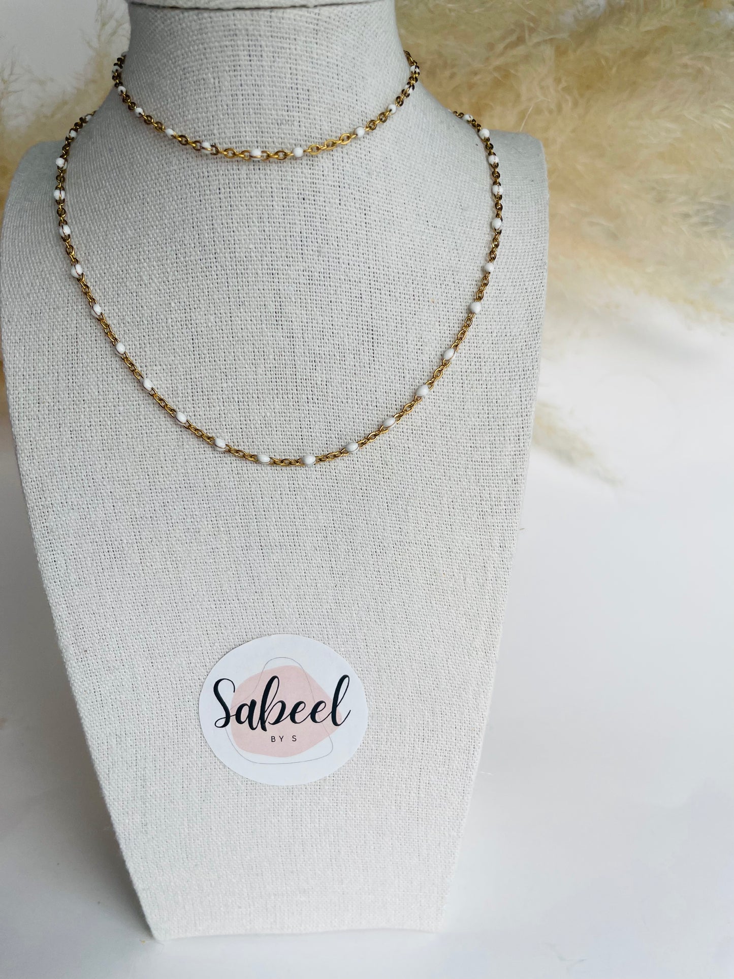 Ensemble collier et bracelet Sara