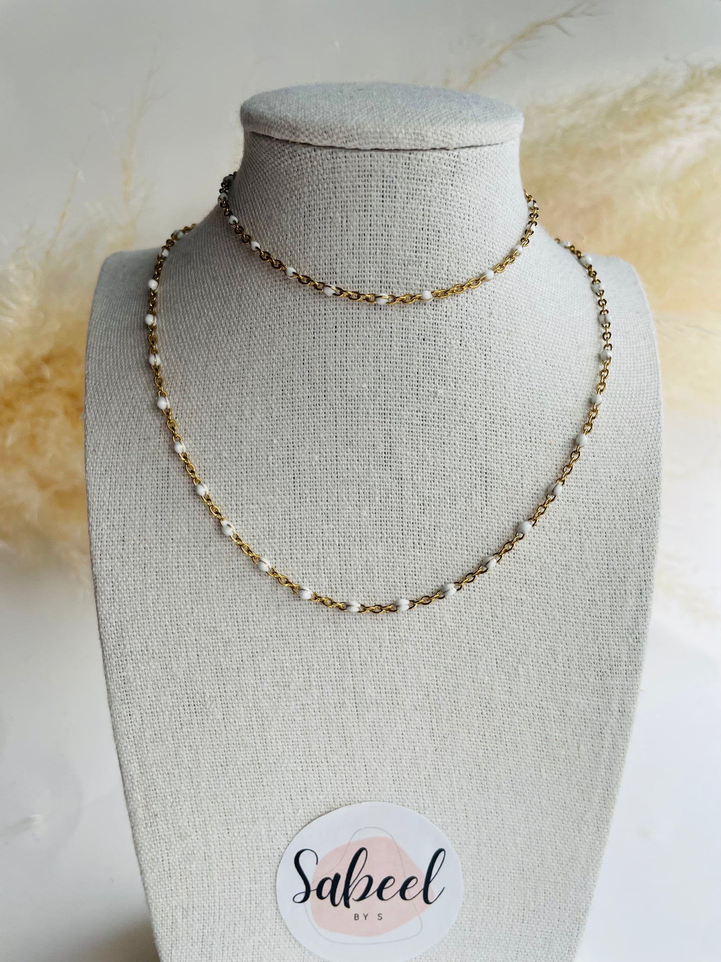 Ensemble collier et bracelet Sara