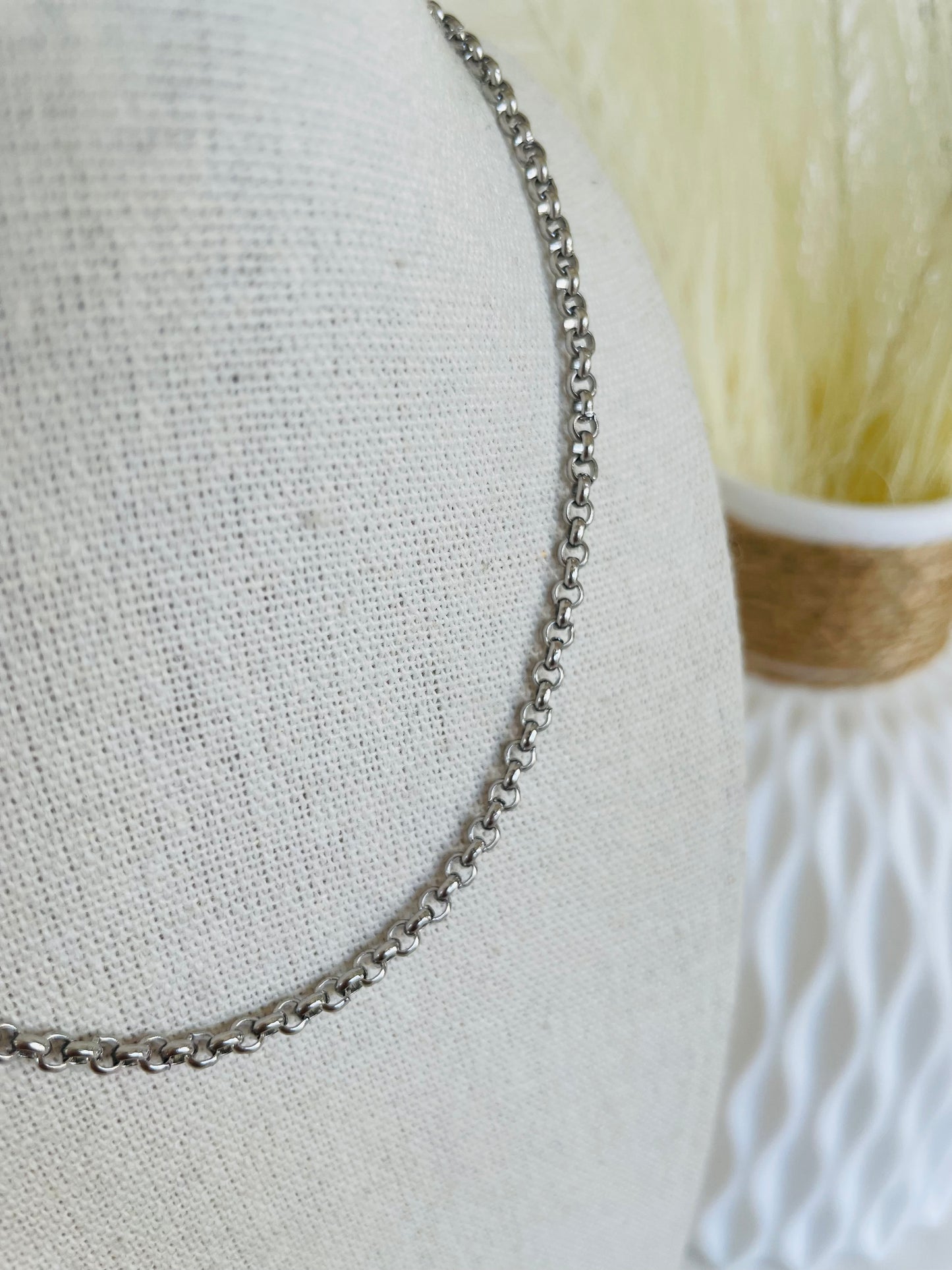 Collier à maillons ronds