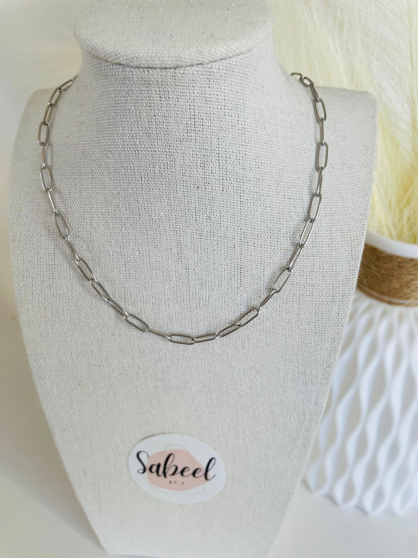 Collier maille trombone