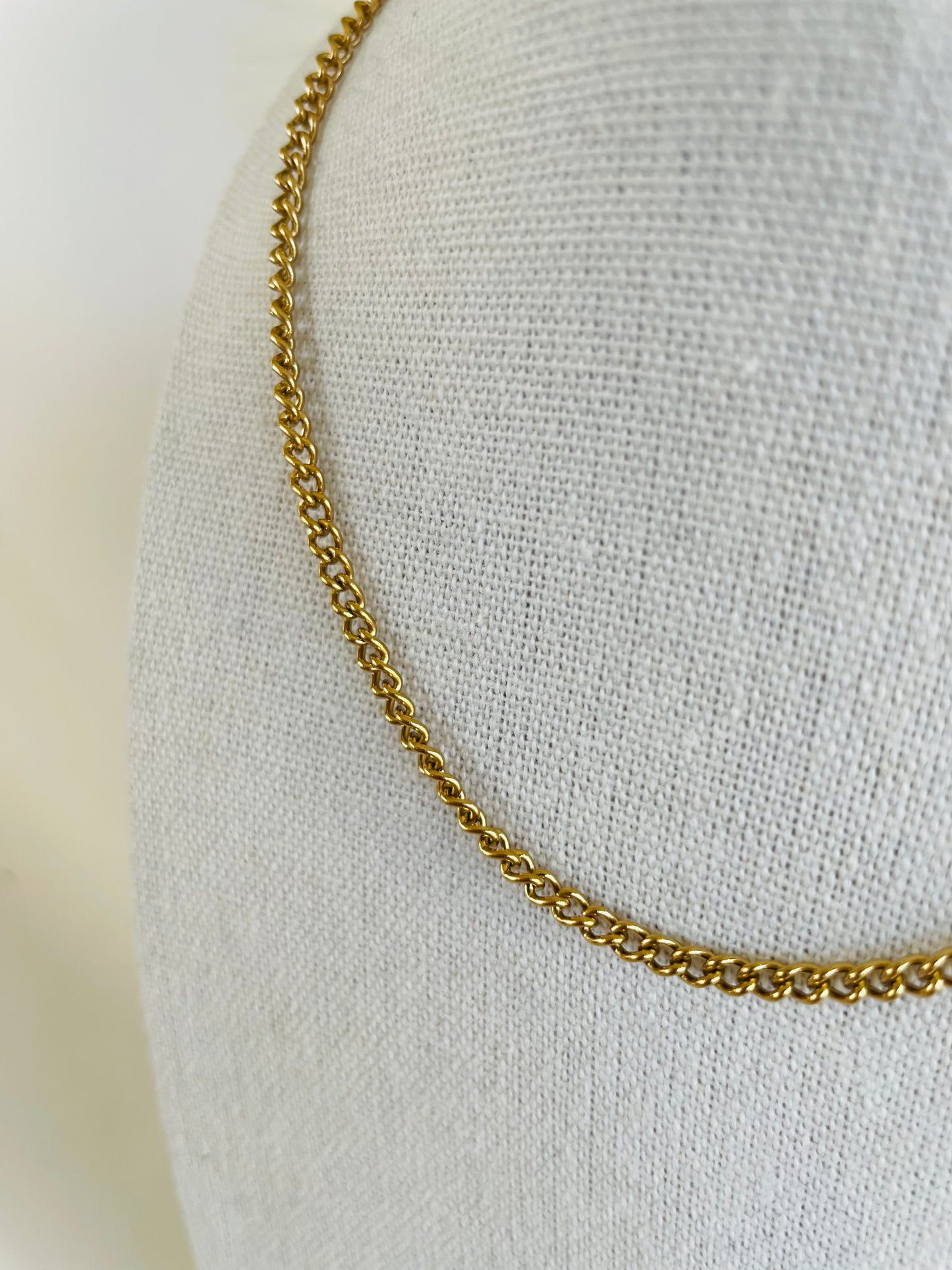 Collier maille gourmette classique