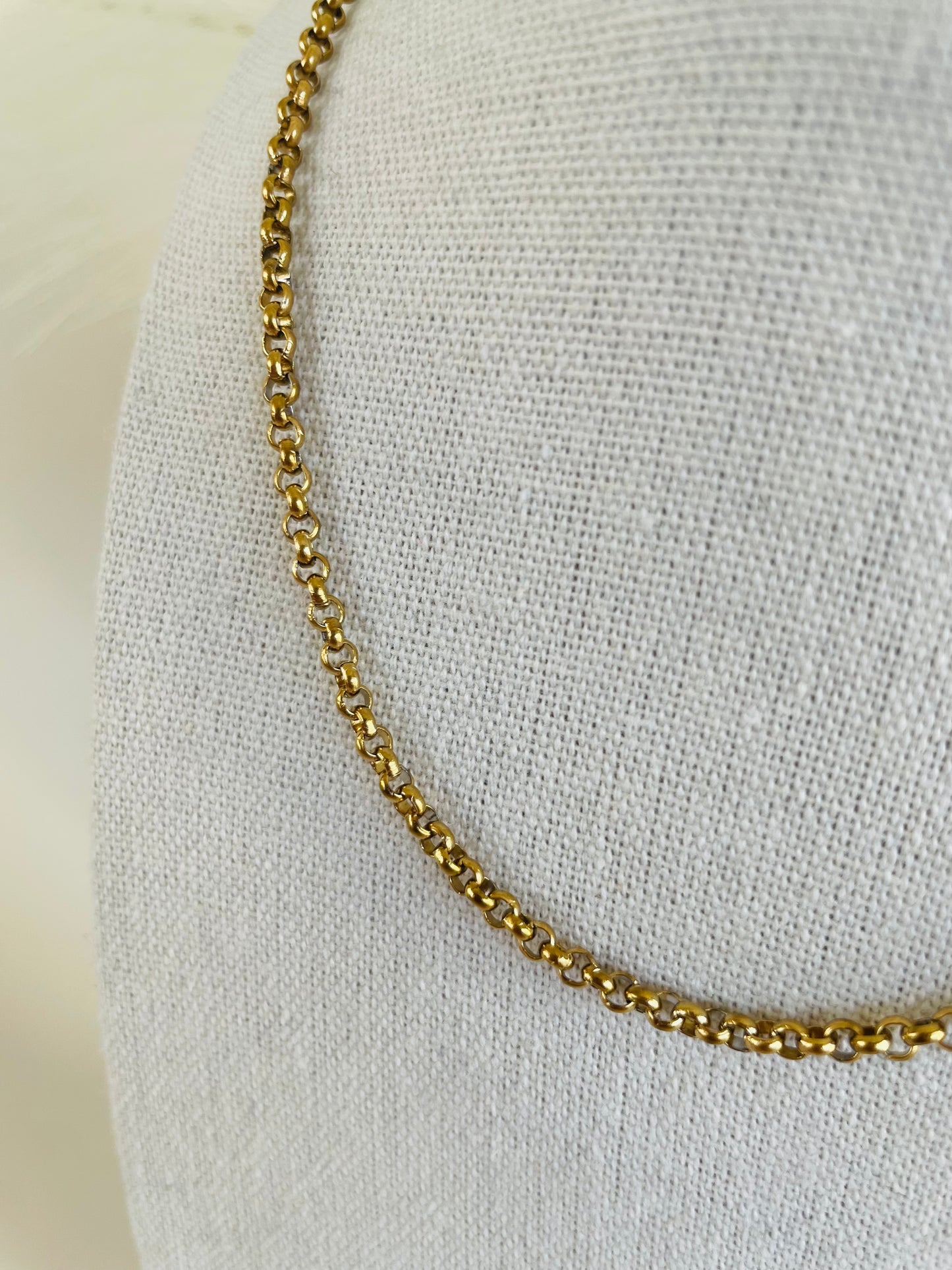 Collier à maillons ronds