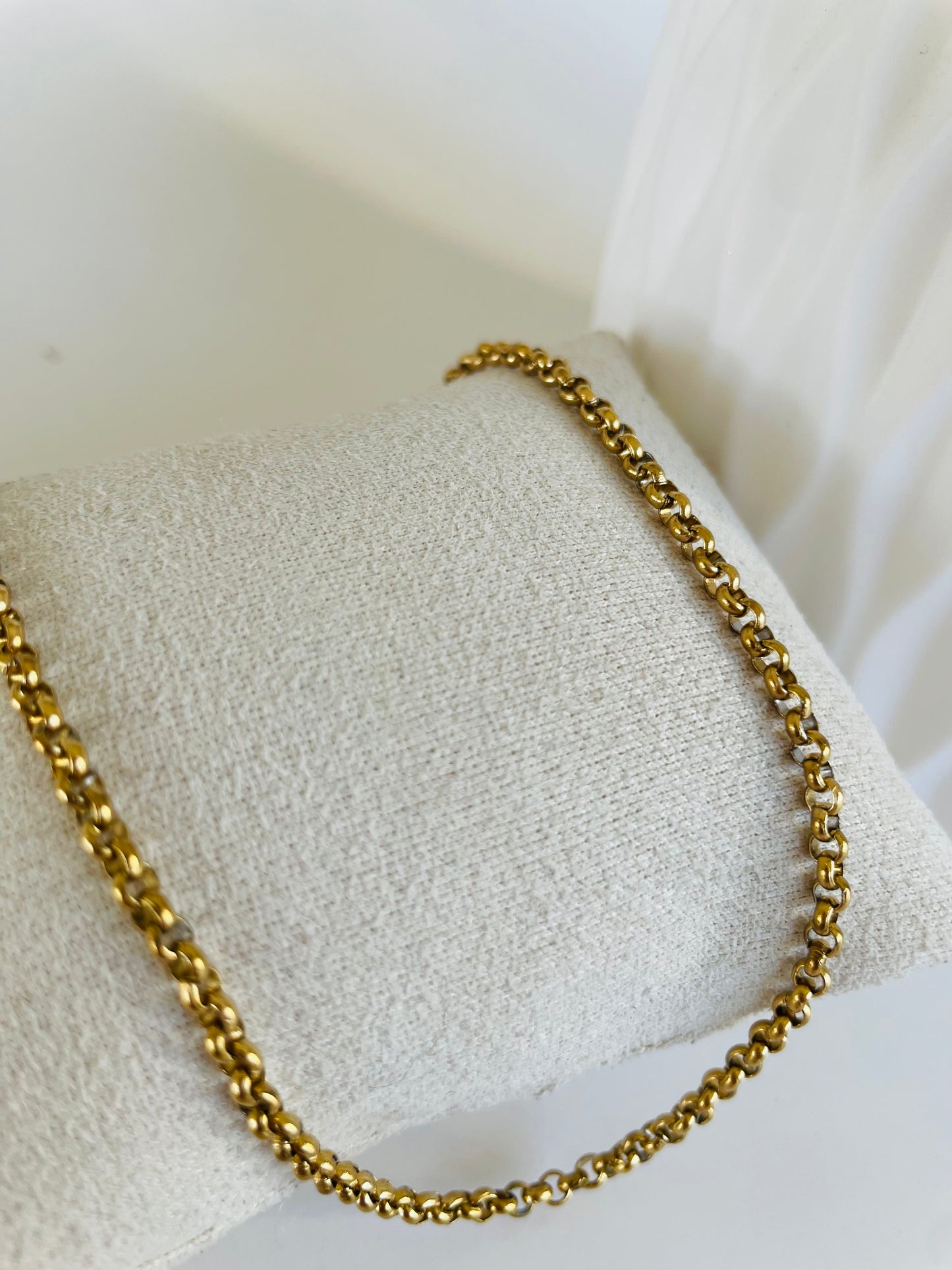 Collier à maillons ronds